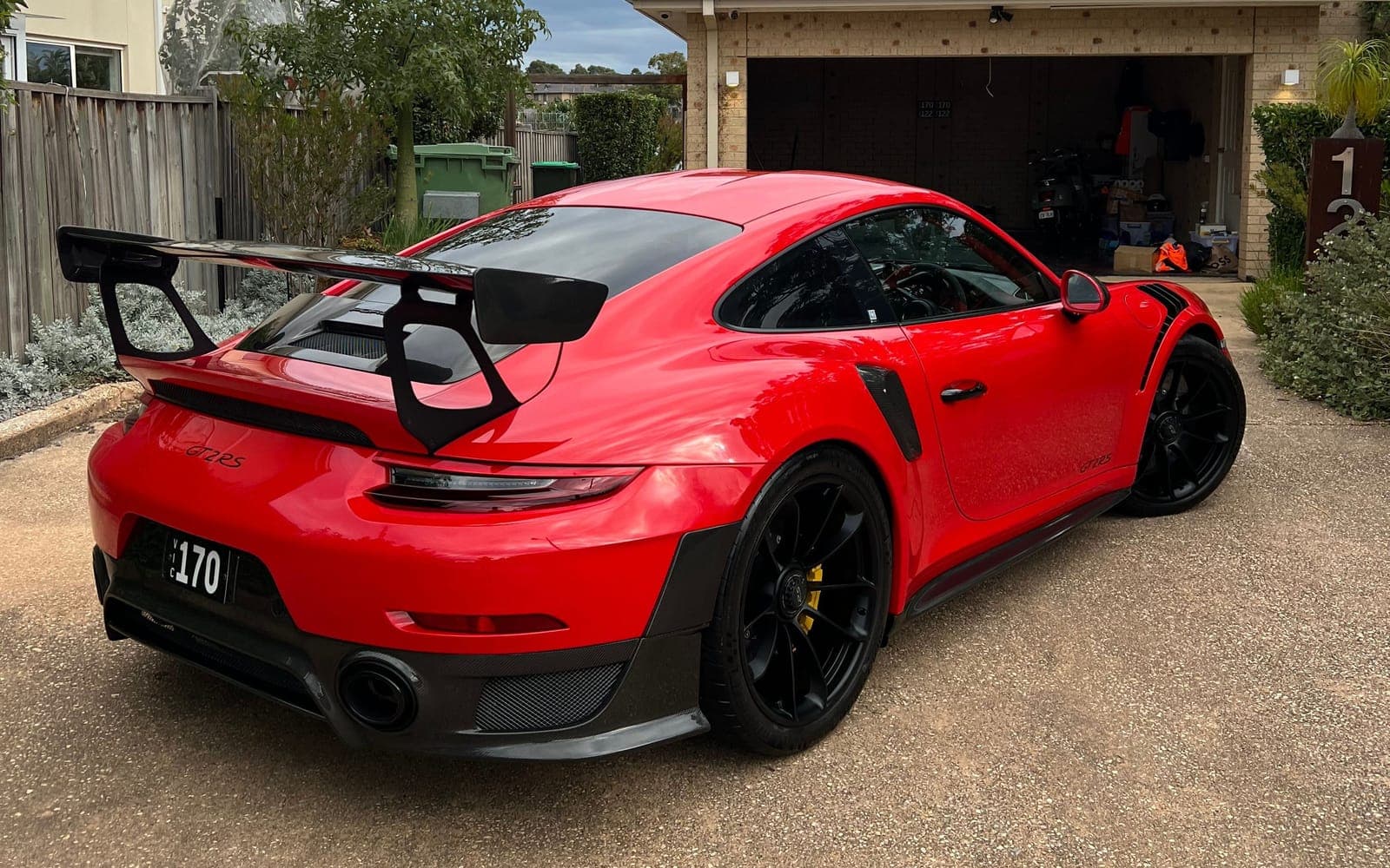 Red Porsche 911 GT2 RS after a Signature interior and exterior detail