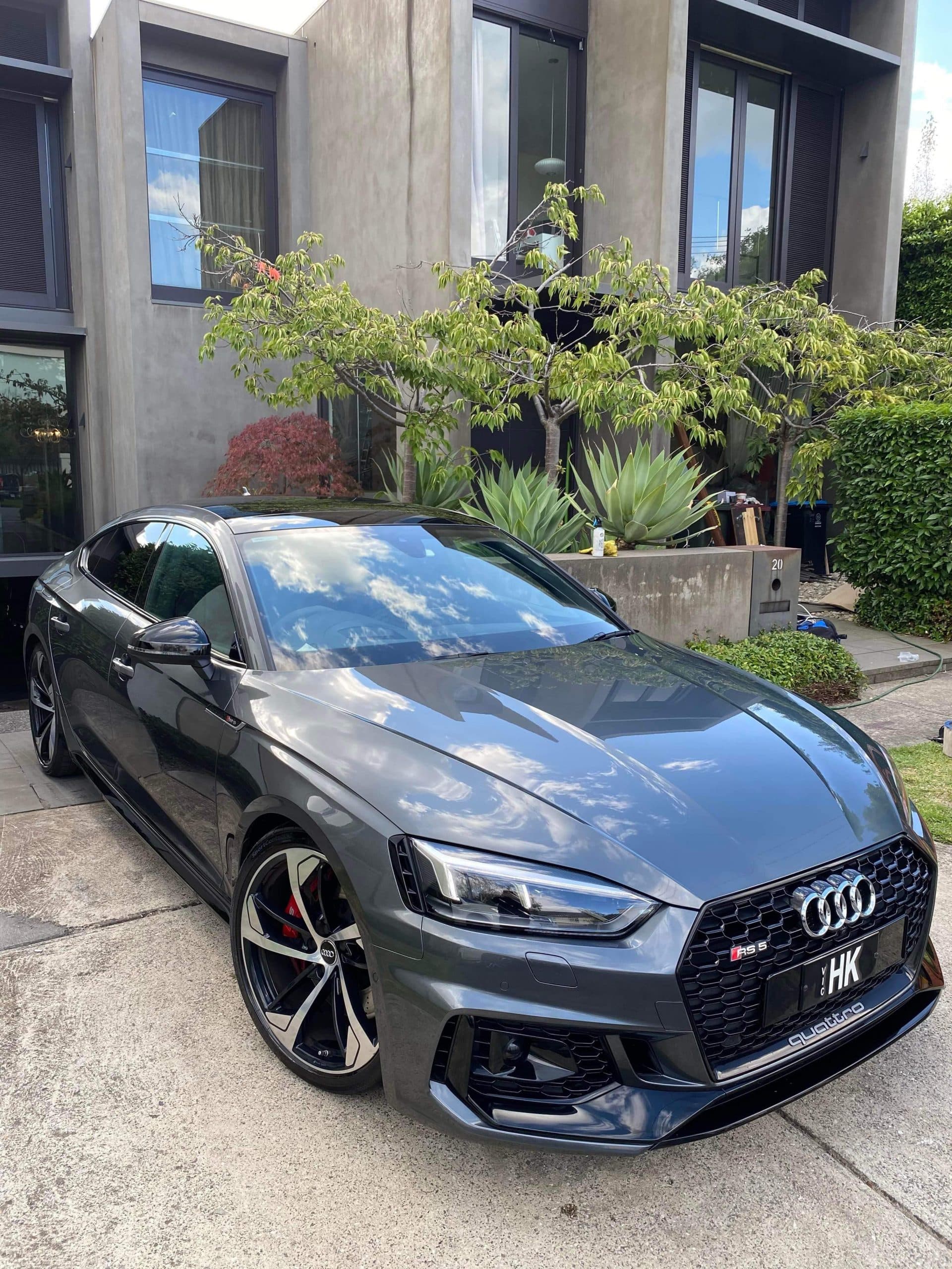 Audi RS5 after a mobile detail