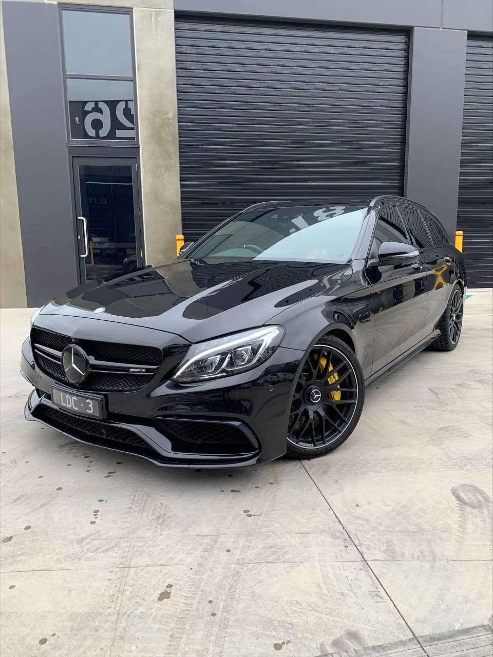 Mercedes-AMG C63 after a detail